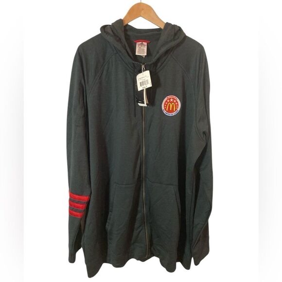 Adidas Sweatshirt Men’s Size 3XT Zipper Hoodie - Picture 2 of 10